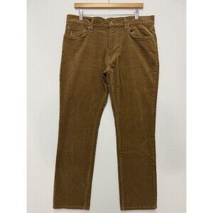 Polo Ralph Lauren Varick Corduroy Pants Mens 34x30 Brown 5-Pocket Slim Straight